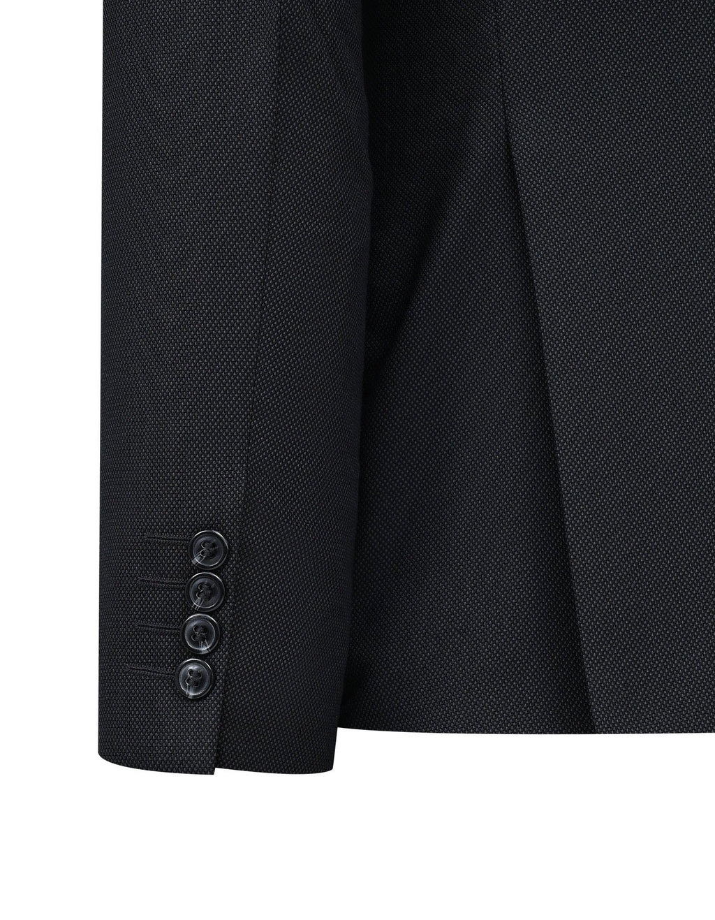 Lexus Black Texture Double Breasted 2 pc Suit