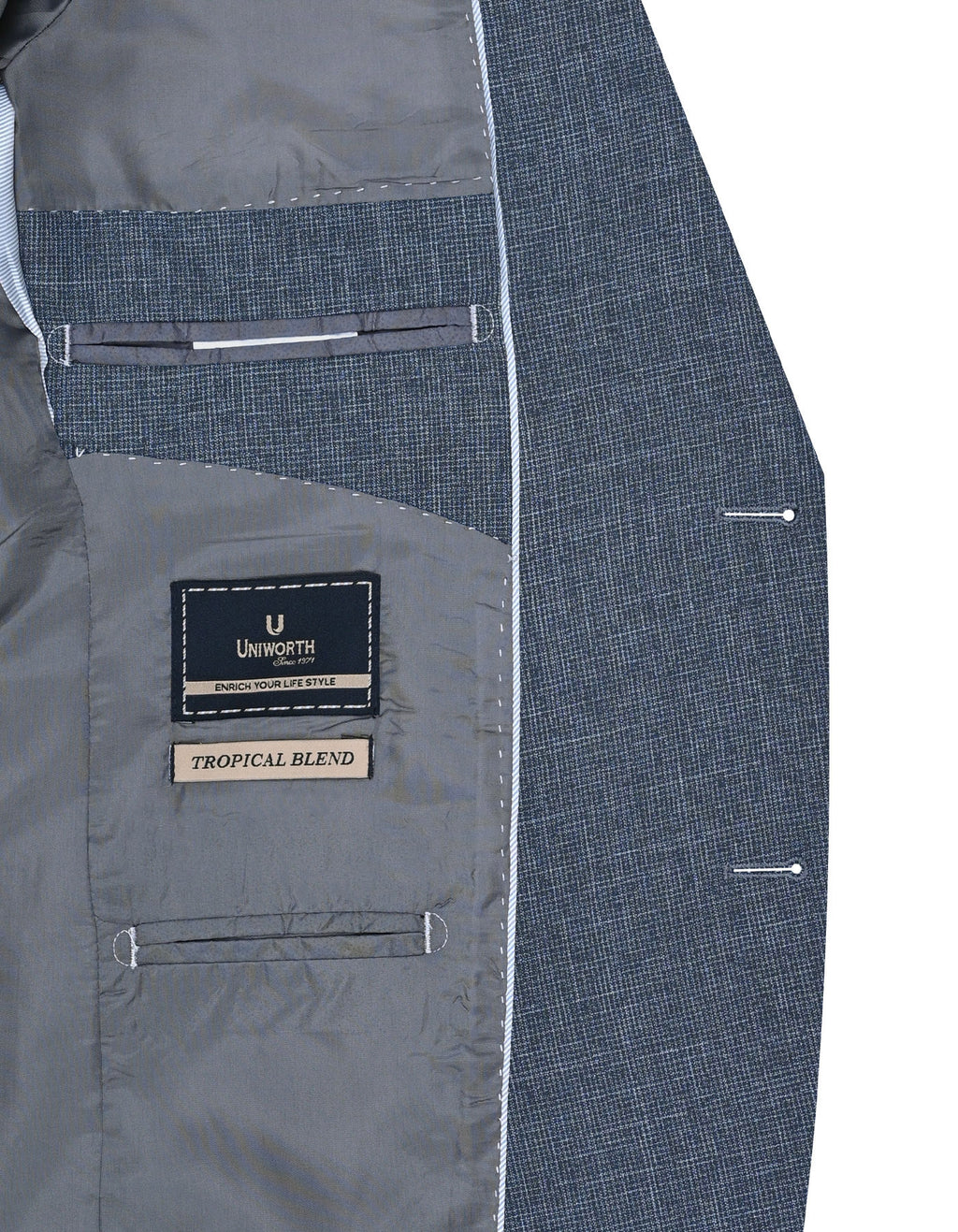 Lexus Notch Lapel 3 Pcs Suit Texture