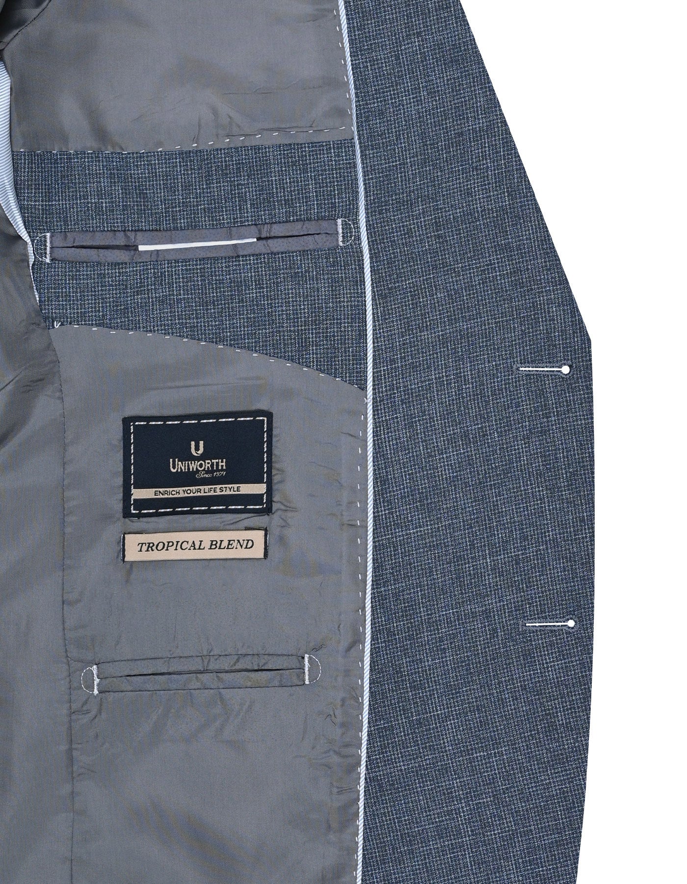 Lexus Notch Lapel 3 Pcs Suit Texture