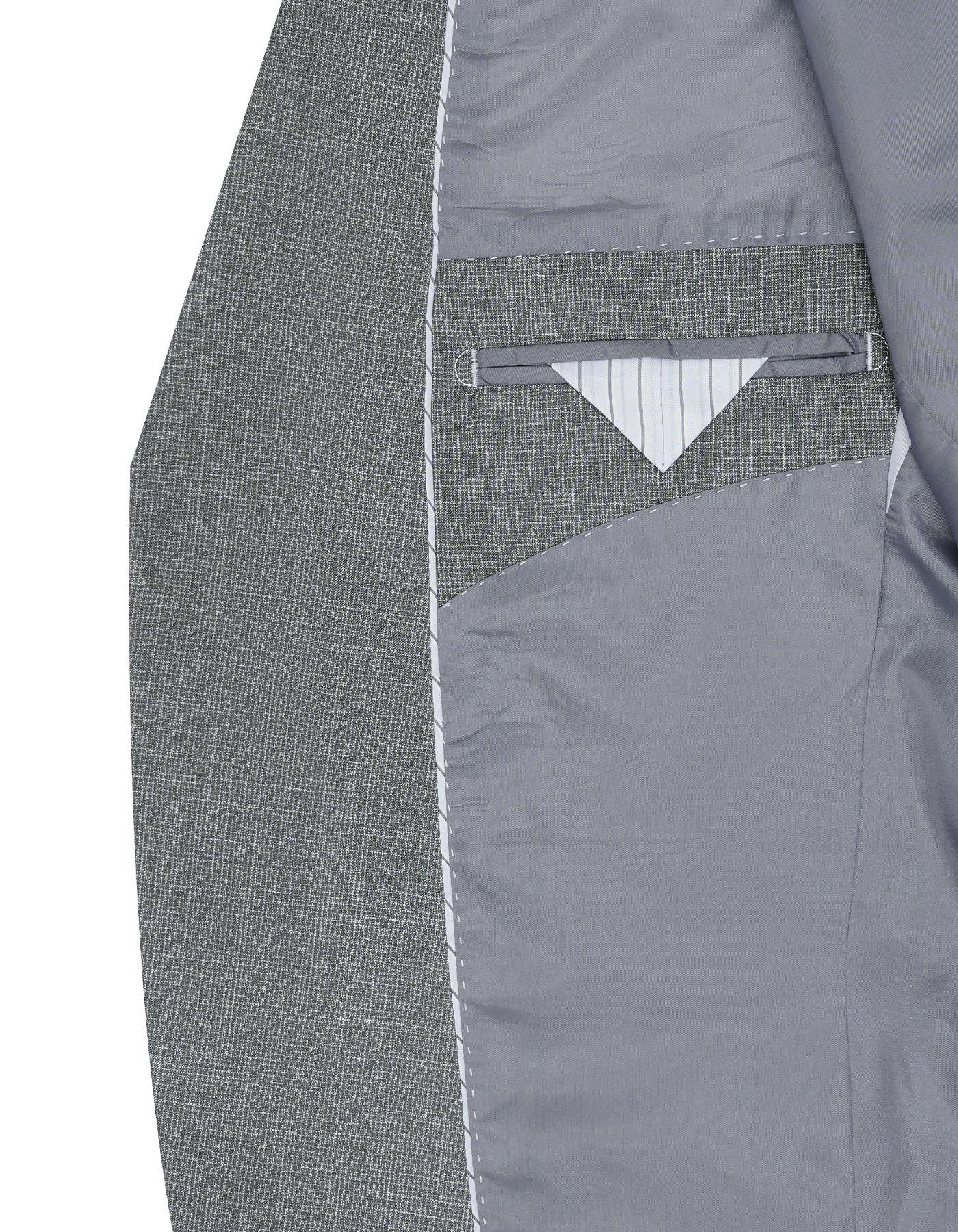Lexus Olive Colour 3 Pcs Suit Full Sleeves