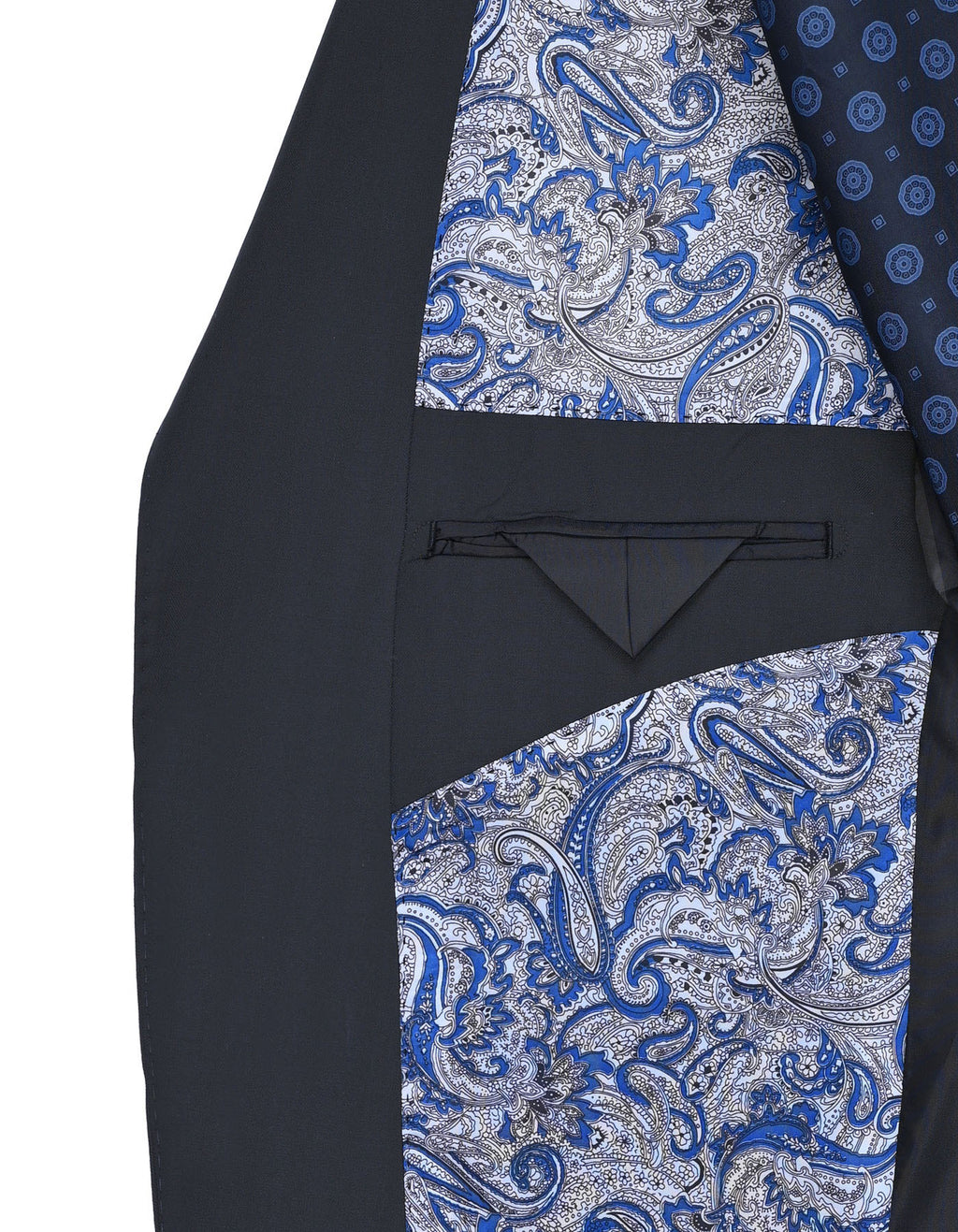 Lexus Black luxurious Notch Lapel 3 Pcs Suit
