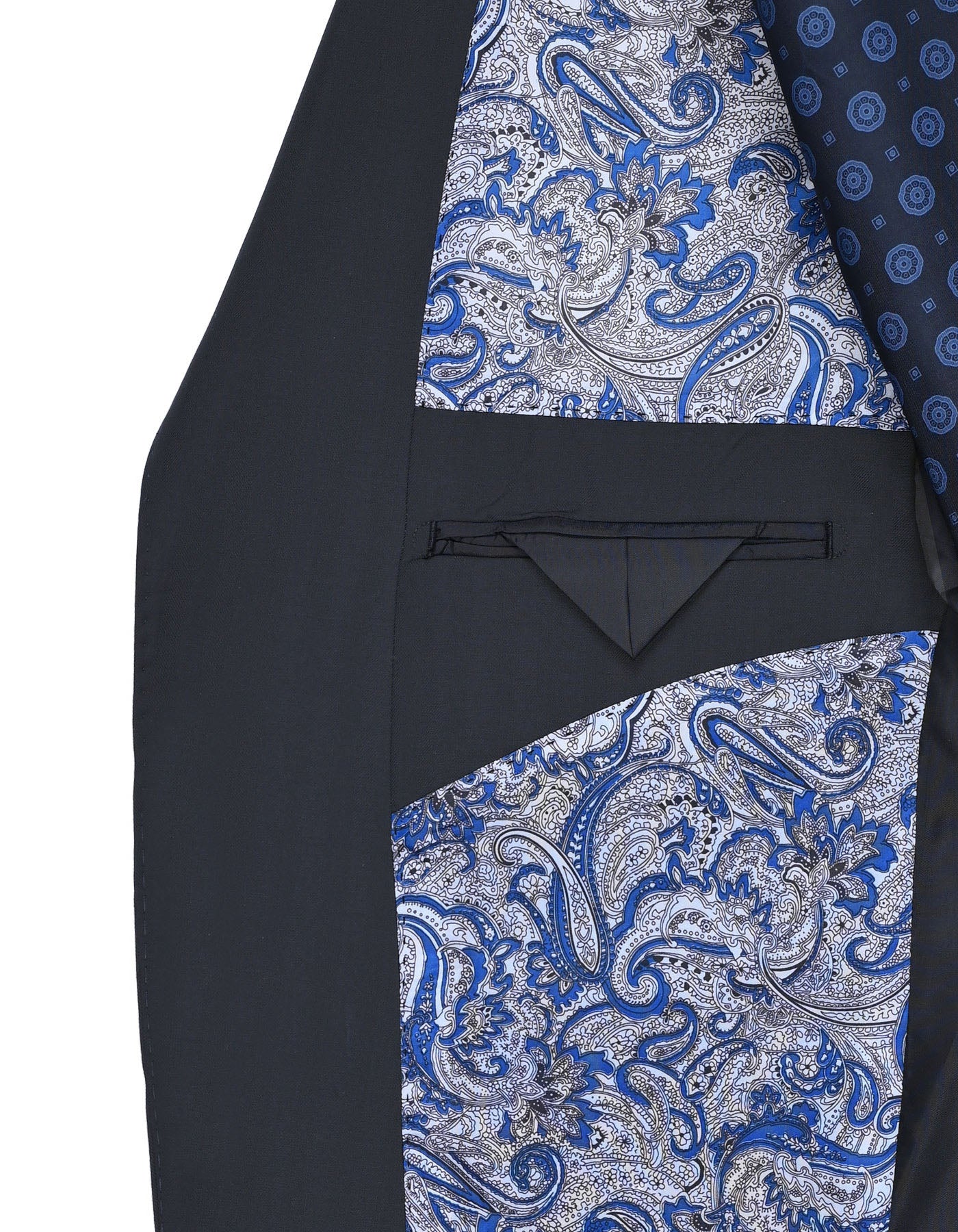 Lexus Black luxurious Notch Lapel 3 Pcs Suit